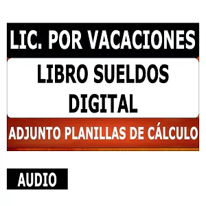 vacaciones libro sueldo digital