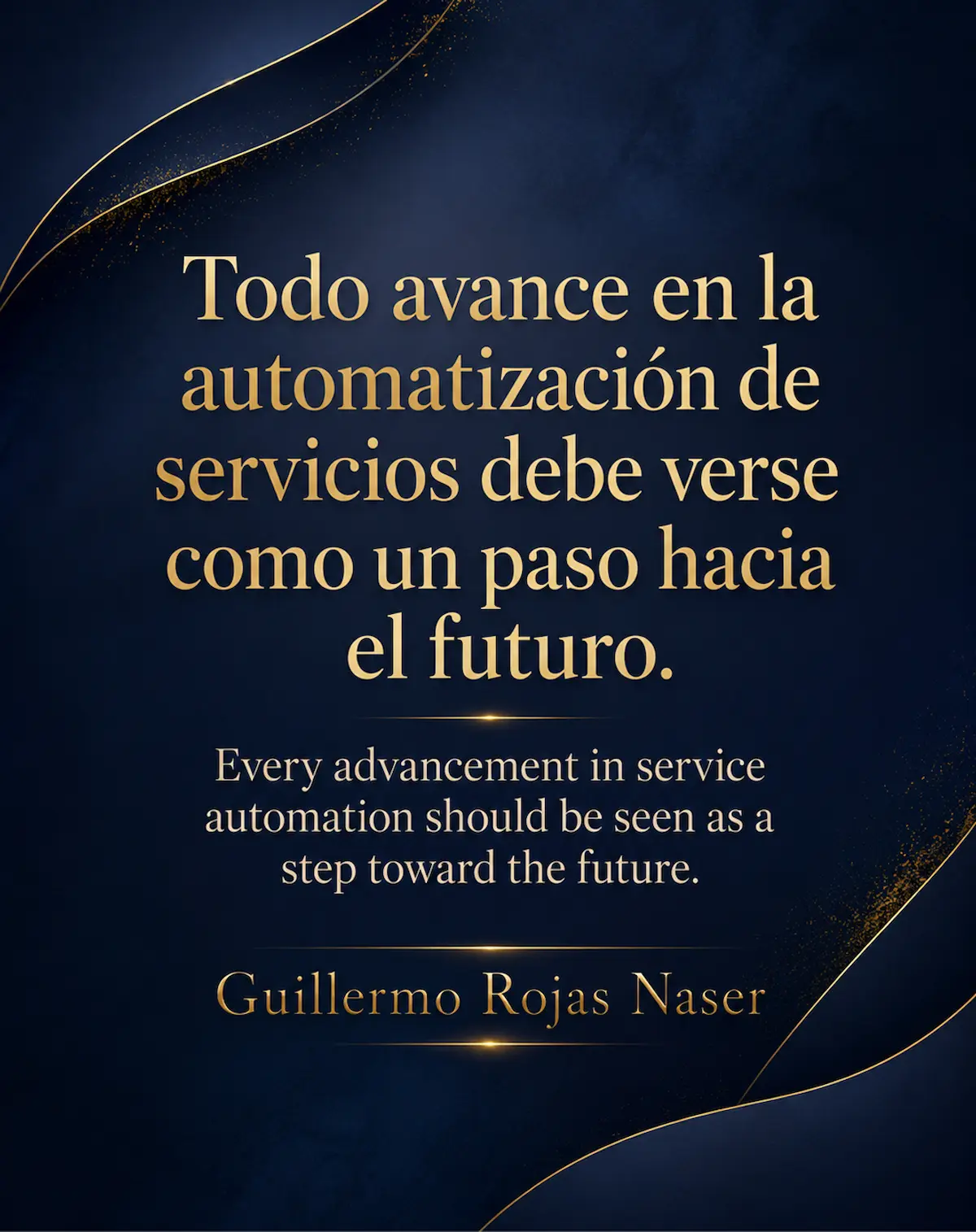 Every advancement in service automation should be seen as a step toward the future.